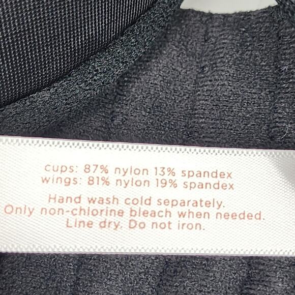 Cacique Black Lightly Lined Balconette Full Coverage Underwire Bra Size 40G - Picture 6 of 7